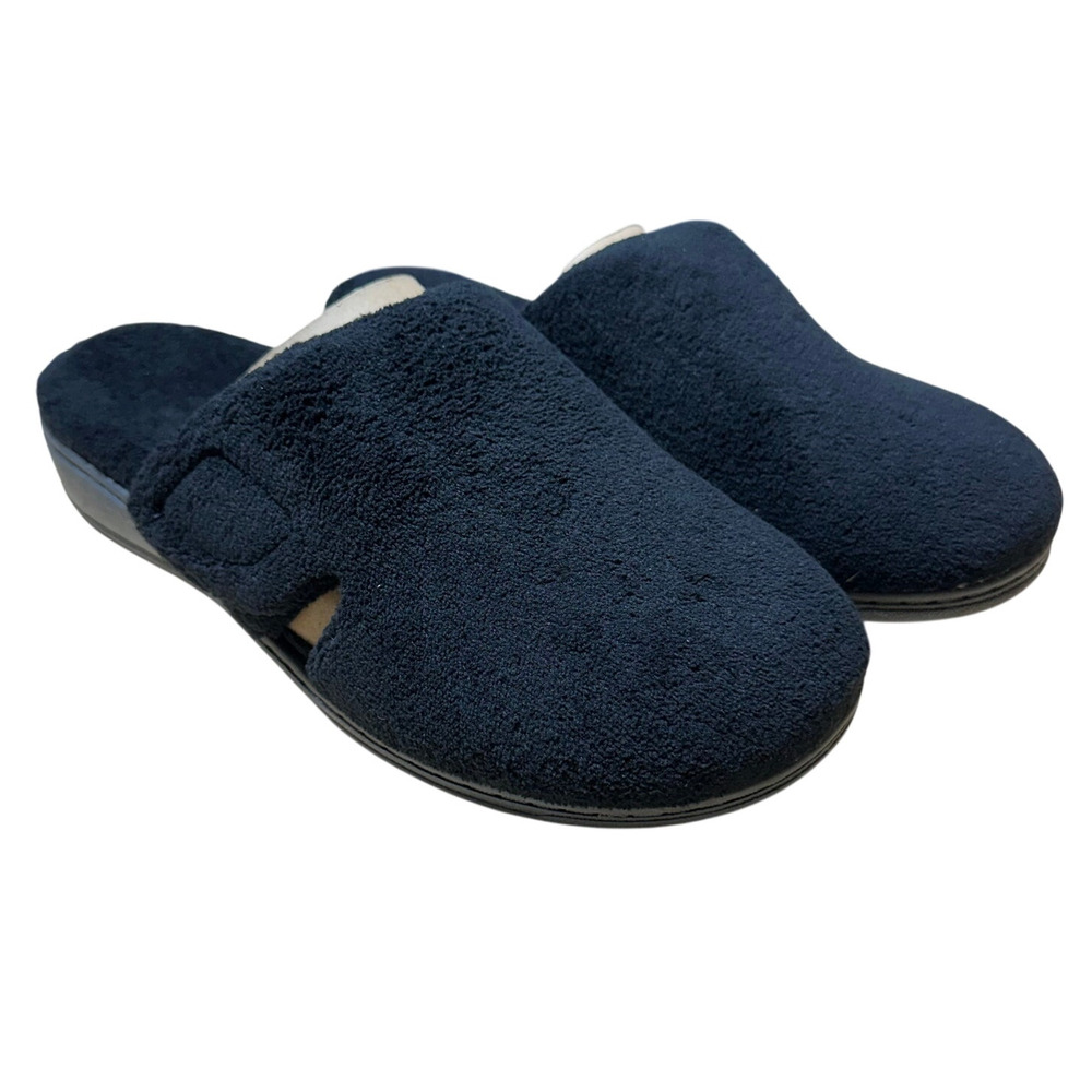 Vionic Gemma Orthaheel Orthotic Slipper Black Women's Sz 10 New in Box
